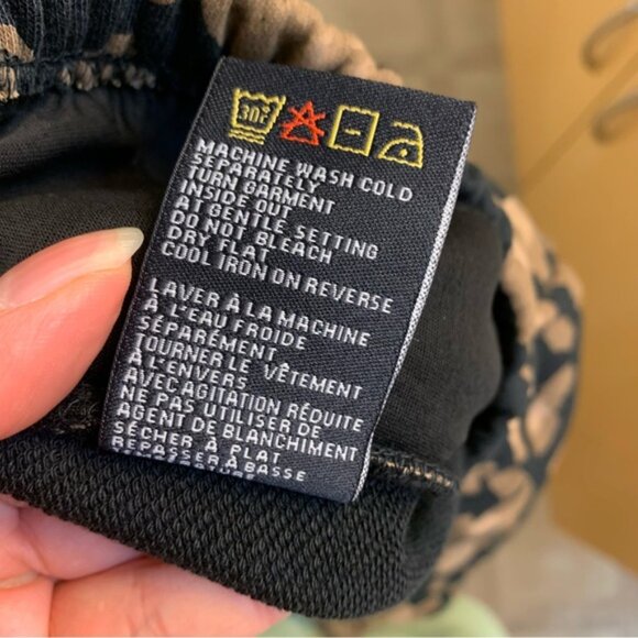 Brunette The Label Best Friend High Rise Jogger Black Leopard XS/S NWT - Picture 9 of 10